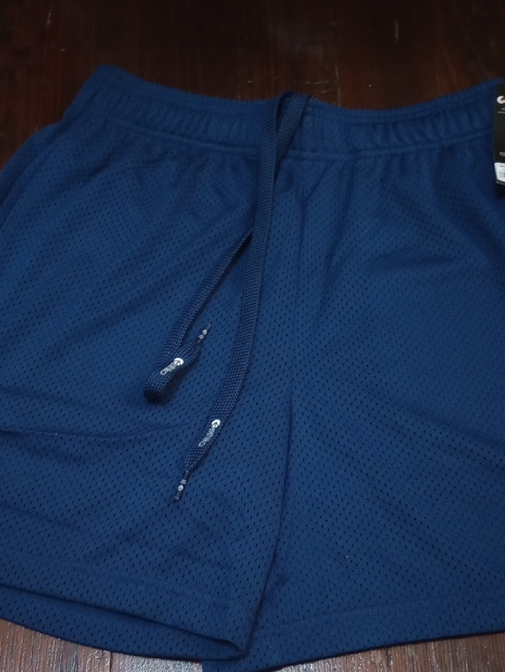 ethika Men's Athletic Mesh Shorts in Navy Blue